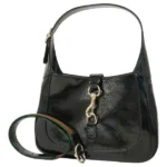 グッチ ジャッキー ハンドバッグ パテントレザー