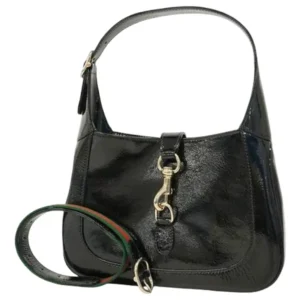 グッチ ジャッキー ハンドバッグ パテントレザー