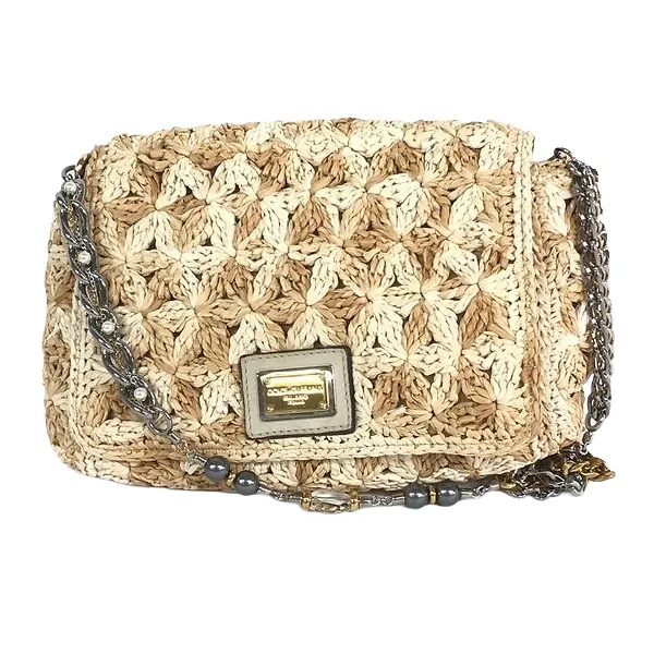 ドルチェ&ガッバーナ ショルダーバッグ ラフィア