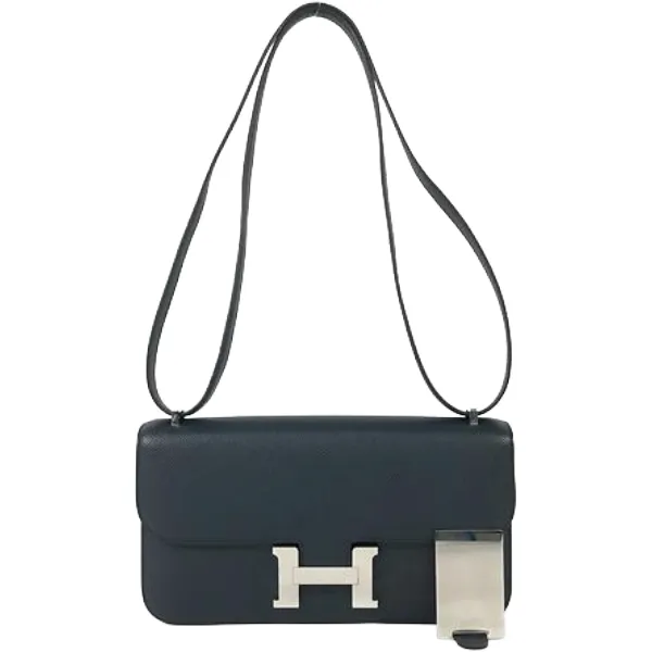 エルメス コンスタンストゥーゴー ショルダーバッグ レザー W刻印 シルバー金具