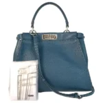 フェンディ セレリア ピーカブーミディアム ハンドバッグ レザー