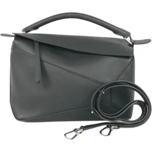 ロエベ アナグラム パズルバッグミディアム ハンドバッグ レザー