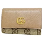 グッチ GGマーモント GGスプリーム キーケース キーリング PVC レザー