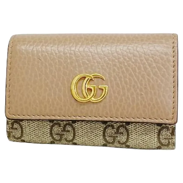 グッチ GGマーモント GGスプリーム キーケース キーリング PVC レザー