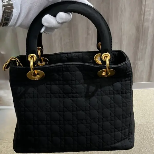 ディオール　レディディオール　カナージュ　ハンドバッグ