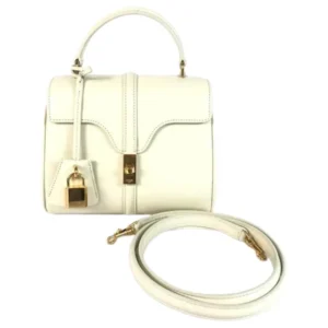 セリーヌ ミニ16セーズ ハンドバッグ レザー