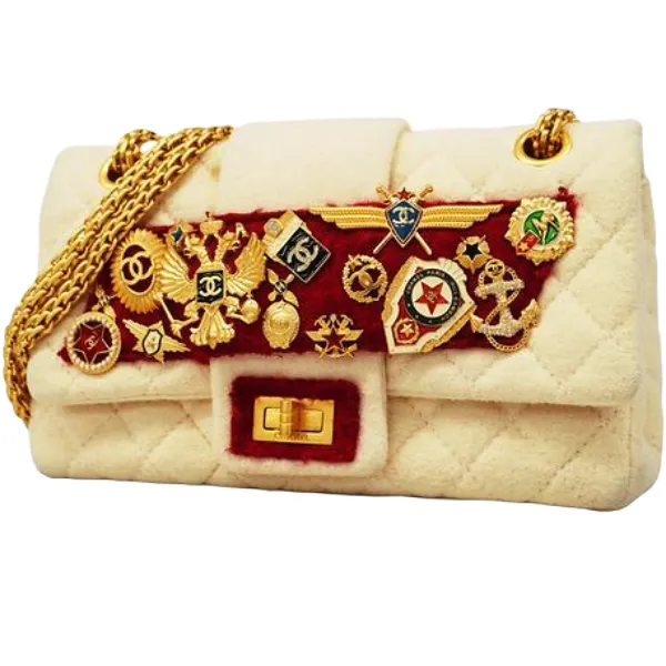 シャネル マトラッセ 2.55 チェーンショルダーバッグ フェルト