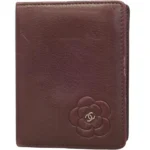 シャネル バタフライカメリア カードケース パスケース レザー