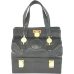 ヴェルサーチ サニバースト ハンドバッグ レザー