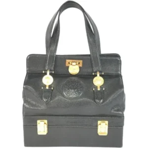 ヴェルサーチ サニバースト ハンドバッグ レザー