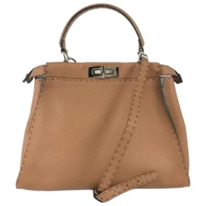 フェンディ セレリア ピーカブー ハンドバッグ レザー