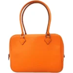 エルメス プリュムミニ ハンドバッグ レザー □J刻印 シルバー金具