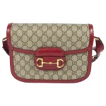 グッチ GGスプリーム ホースビット1955 ショルダーバッグ PVC レザー