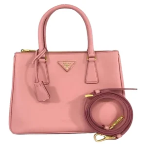 プラダ サフィアーノ ガレリアミディアム ハンドバッグ レザー