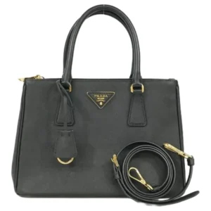 プラダ サフィアーノ ガレリアミディアム ハンドバッグ レザー