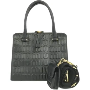 ミュウミュウ ハンドバッグ レザー