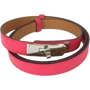 エルメス ケリーベルト18 ベルト レザー A刻印 シルバー金具