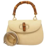 グッチ バンブー ハンドバッグ レザー