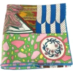 エルメス カレジェアン スカーフ カシミヤ シルク