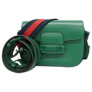 グッチ ホースビット シェリーライン ショルダーバッグ レザー