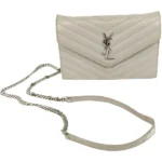 サンローラン クラシックモノグラム チェーンウォレット レザー