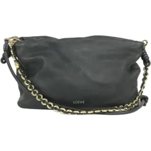 ロエベ フラメンコパースミディアム ショルダーバッグ レザー