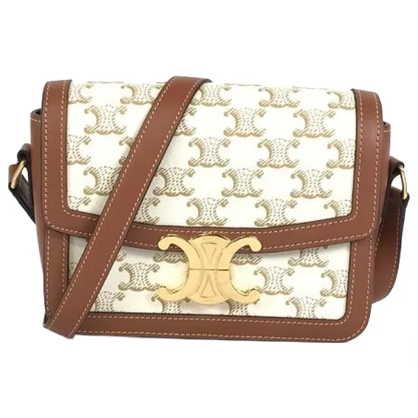 セリーヌ トリオンフ ショルダーバッグ PVC レザー