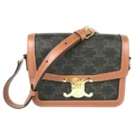 セリーヌ トリオンフ ショルダーバッグ PVC レザー