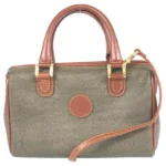 フェンディ ペカン ハンドバッグ ナイロンキャンバス