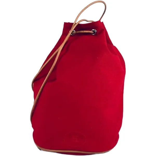 エルメス ポロションミミルGM ショルダーバッグ キャンバス シルバー金具