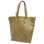 グッチ GGクリスタル トートバッグ コーティングキャンバス