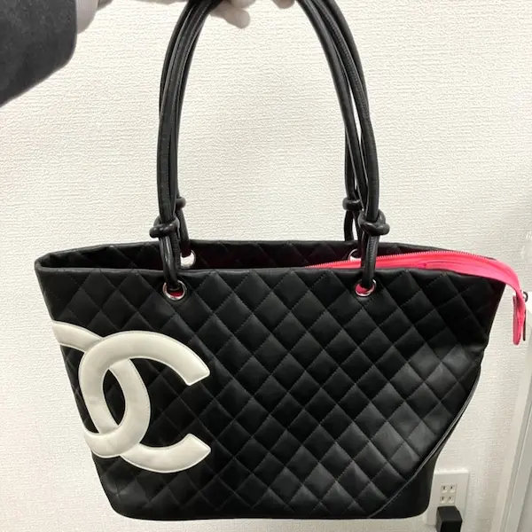 シャネル　カンボンライン　トートバッグ