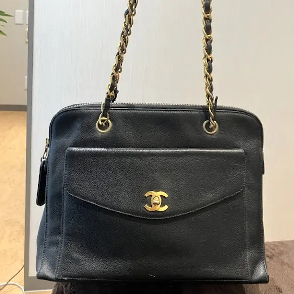 シャネル　ココマーク　チェーントートバッグ