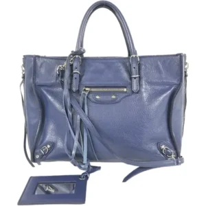 バレンシアガ ペーパーA6 ハンドバッグ レザー