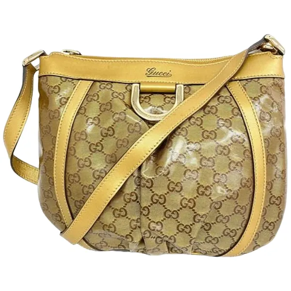 グッチ GGクリスタル アビー ショルダーバッグ コーティングキャンバス