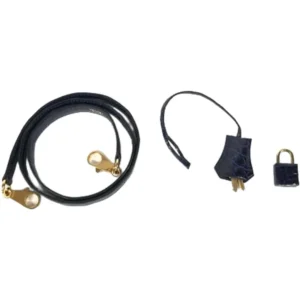 エルメス カデナ カギ クロシェット ショルダーストラップ クロコダイル ゴールド金具