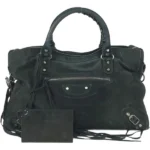 バレンシアガ クラシック シティ ハンドバッグ スエード