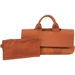 エルメス ヴァルパライソロングPM ハンドバッグ キャンバス シルバー金具