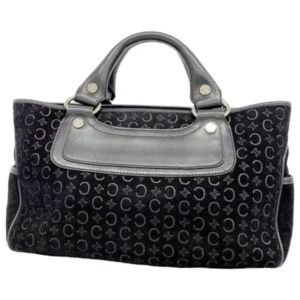 セリーヌ Cマカダム ブギーバッグ ハンドバッグ スウェード