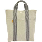 エルメス ニューフールトゥカバス トートバッグ キャンバス シルバー金具