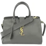 サンローラン ダウンタウンカバス ハンドバッグ レザー スエード