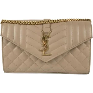 サンローラン マトラッセ エンベロープスモール ショルダーバッグ レザー