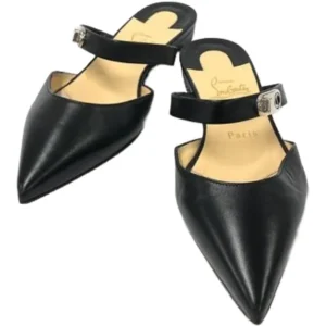 クリスチャン・ルブタン ミュール レザー