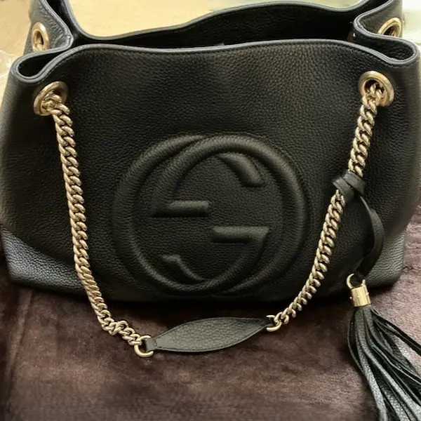 グッチ　ソーホー　チェーンショルダー