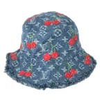 ルイ・ヴィトン モノグラムチェリー バケットハット コットン M5032S