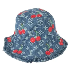 ルイ・ヴィトン モノグラムチェリー バケットハット コットン M5032S