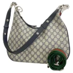 グッチ GGスプリーム シェリーライン ショルダーバッグ PVC