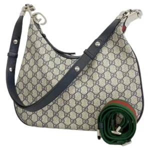 グッチ GGスプリーム シェリーライン ショルダーバッグ PVC