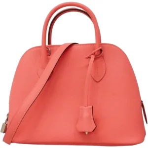 エルメス ボリード1923 25 ハンドバッグ レザー K刻印 シルバー金具