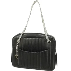 シャネル ニューマドモアゼル チェーンショルダーバッグ ラムスキン